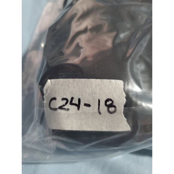 Fabletics Long Sleeve Size L Black Polo Button Up Shirt Mens Casual C24-18 - Picture 7 of 7